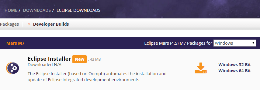 Eclipse Installer下载