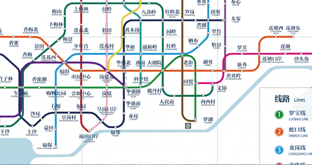 深圳地铁远期规划20条线路图首发