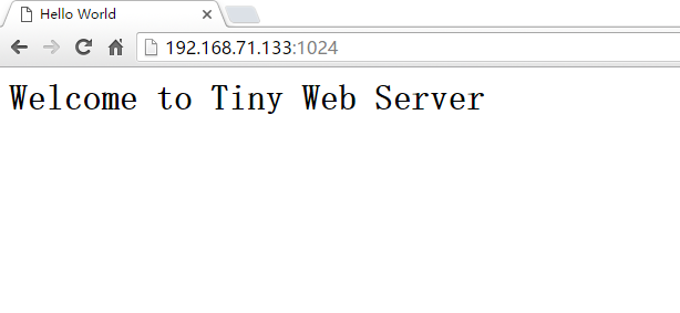 CSAPP Tiny web server源代码分析及搭建执行