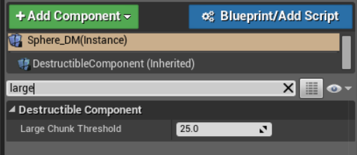 Large Chunk Threshold