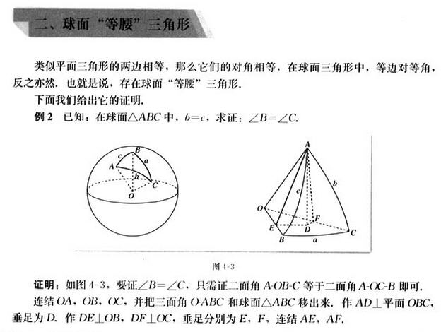 从头学数学第199节球面上的几何