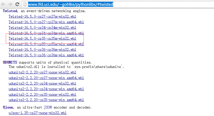 twisted python3.5版本下载