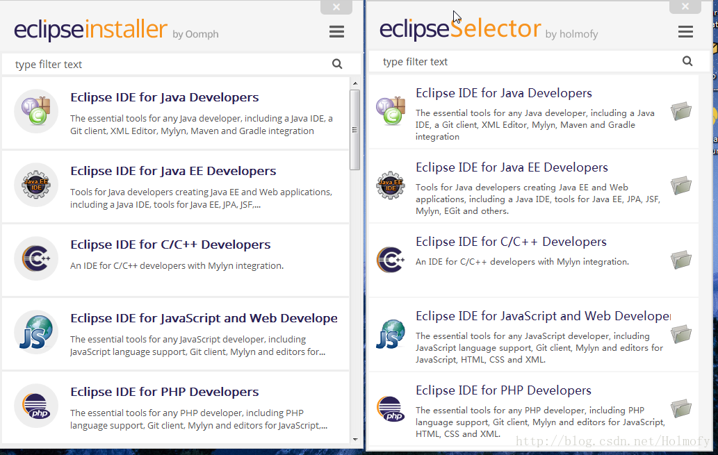 模仿EclipseInstaller写的EclipseSelector