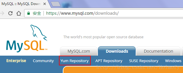 mysql yum 安装