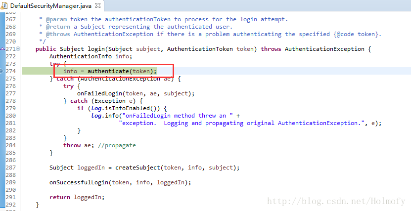 DefaultSecurityManager