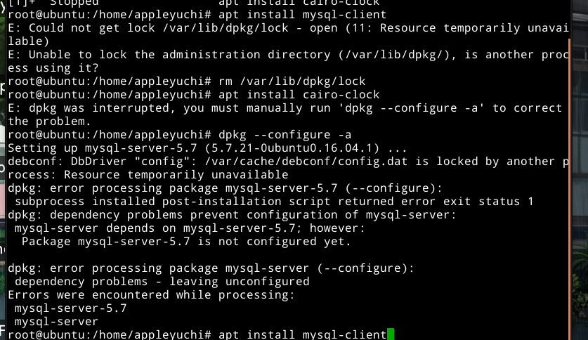 ubuntu删除mysql的方法是什么  第1张