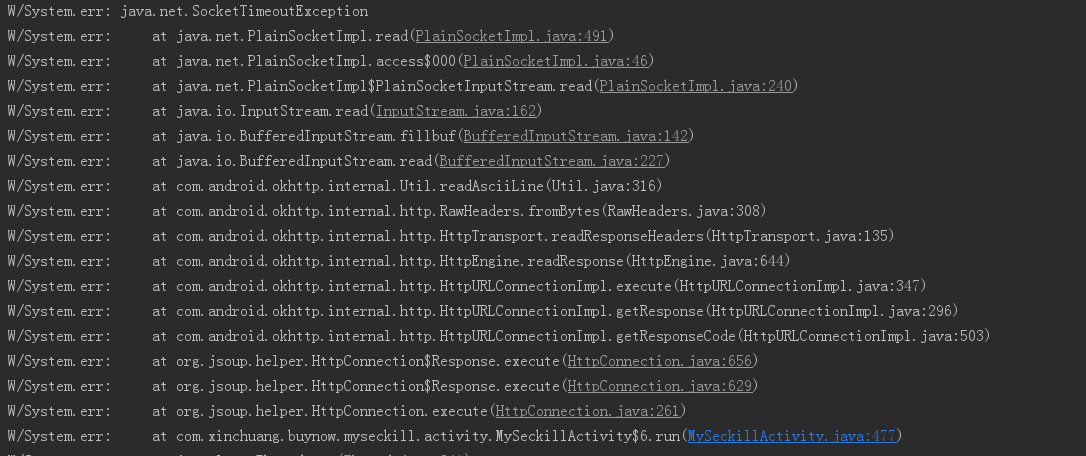 Android调试java.net.SocketTimeoutException
