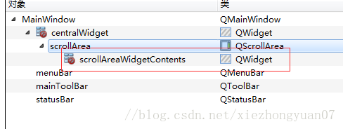 QT 实现QWidget的滚动条（滚屏效果）