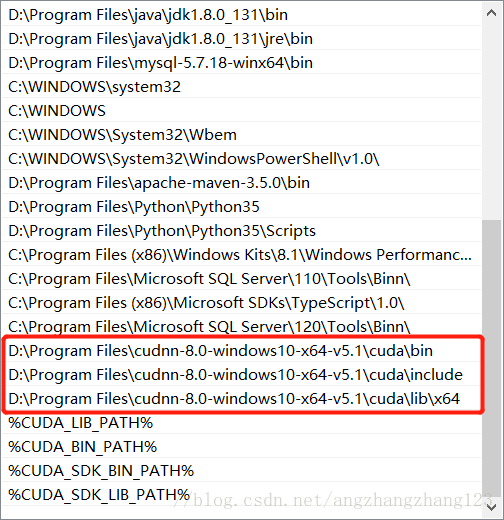 Win10+cuda8.0+cudnn5.1+tensorflow-gpu1.2.0+gtx1050ti，tensorflow环境搭建与配置