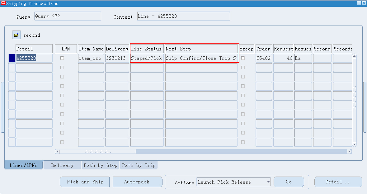 Internal sales. Oracle Inventory.