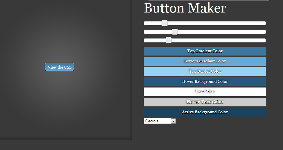 Красивые переключатели CSS. Генератор кнопок. Css3 button maker. Active CSS. Ссылка при наведении css