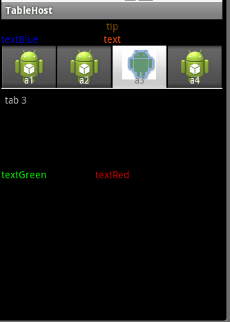 Android控件之TabHost