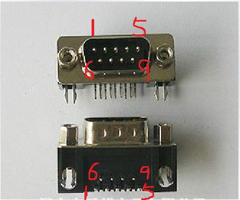 DB9 公头母头引脚定义及连接