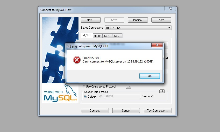 T connect. Ошибка couldn't connect to Server. Server connect Error!перевести. Error 2003 hy000 can't connect to MYSQL Server on localhost 10061 Windows. To connect.