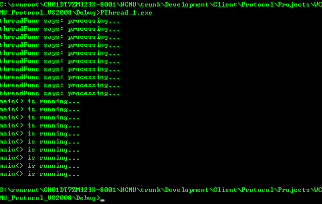 Pthreads on Microsoft Windows
