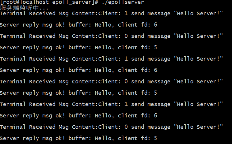 处理大并发之二 对epoll的理解，epoll客户端服务端代码