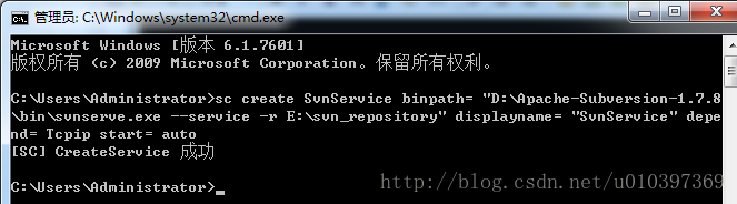 Subversion配置成Windows服务 - banbanaoxiang - banbanaoxiang的博客