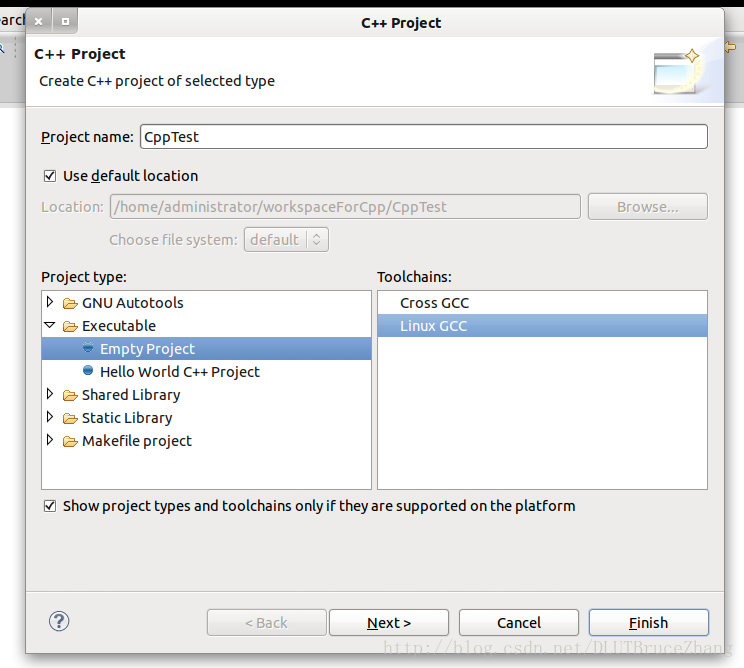 Linux下使用Eclipse开发C/C++程序