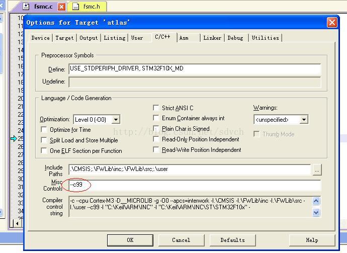 
			
				stm32 mdk c++(error:  #29: expected an expression)			
