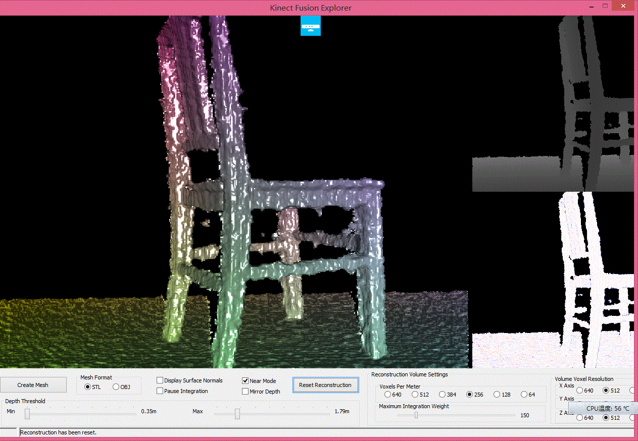 Kinect fusion 3d 