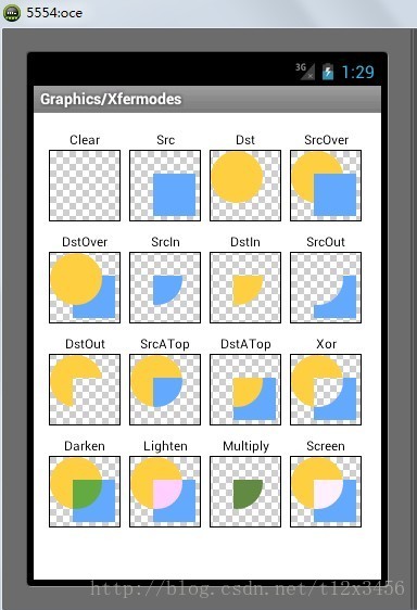 Android 颜色渲染(九)  PorterDuff及Xfermode详解