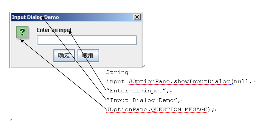 Java 输入输出框 JOptionPane 用法