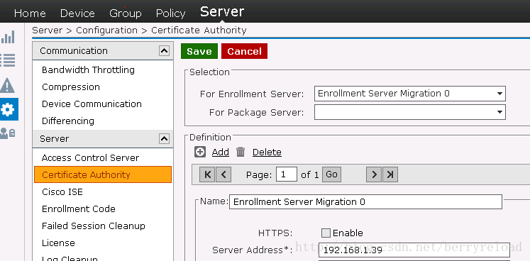 Afaria MDM服务器enroll iPad失败 The SCEP server configuration is not supported
