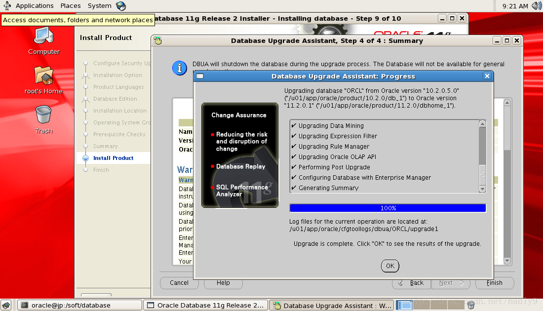 【Oracle】ORACLE10.2.0.1升级ORACLE11G