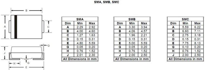 Smb meaning. Корпус СМД диодов sma SMB SMC. Do 214ac sma размер. Sma корпус SMD. Sma do214 корпус SMD.