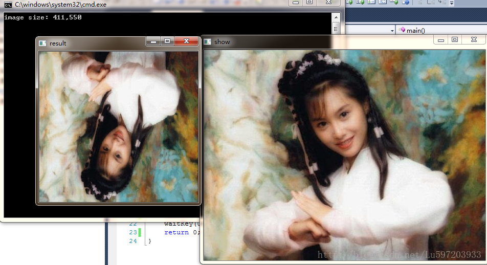 Opencv2与opencv1的区别: