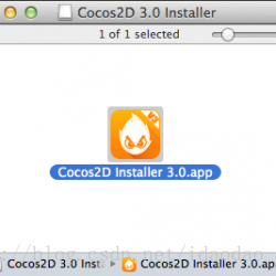 The new Cocos2D 3.0 Installer