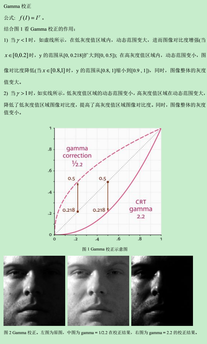 Gamma校正及其实现