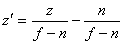 透视投影变换矩阵推导_矩阵的投影