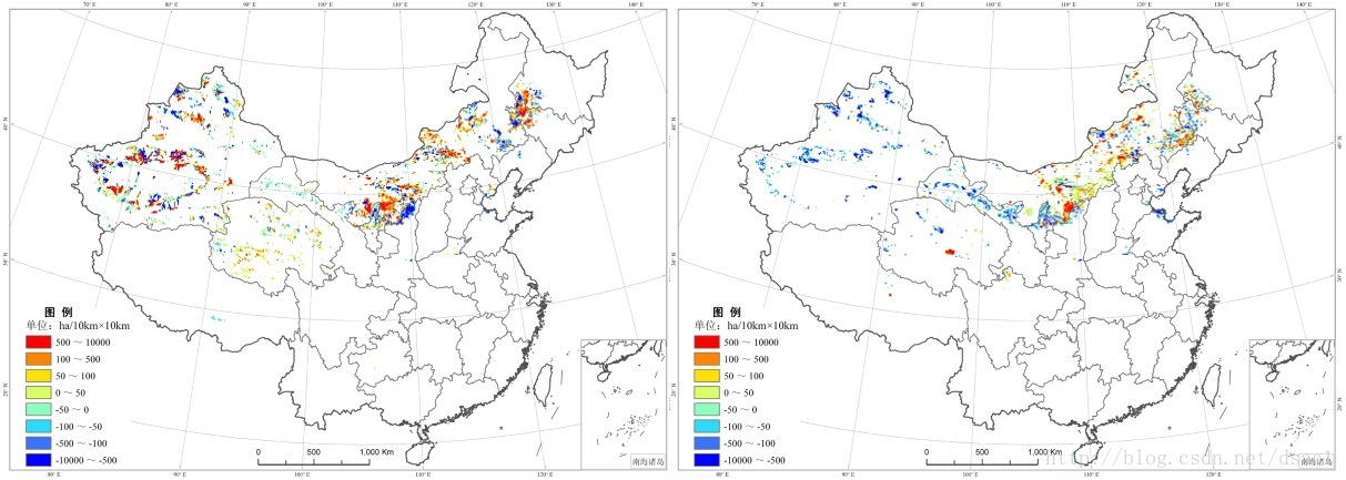 中国陆地生态系统的宏观结构变化时空分异规律
