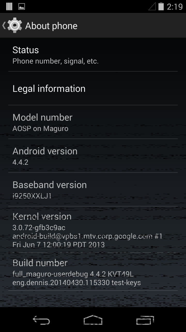 <span>怎样基于android4.4.2的源代码和android-4.3.1_r1的驱动编译I9250的ROM</span>