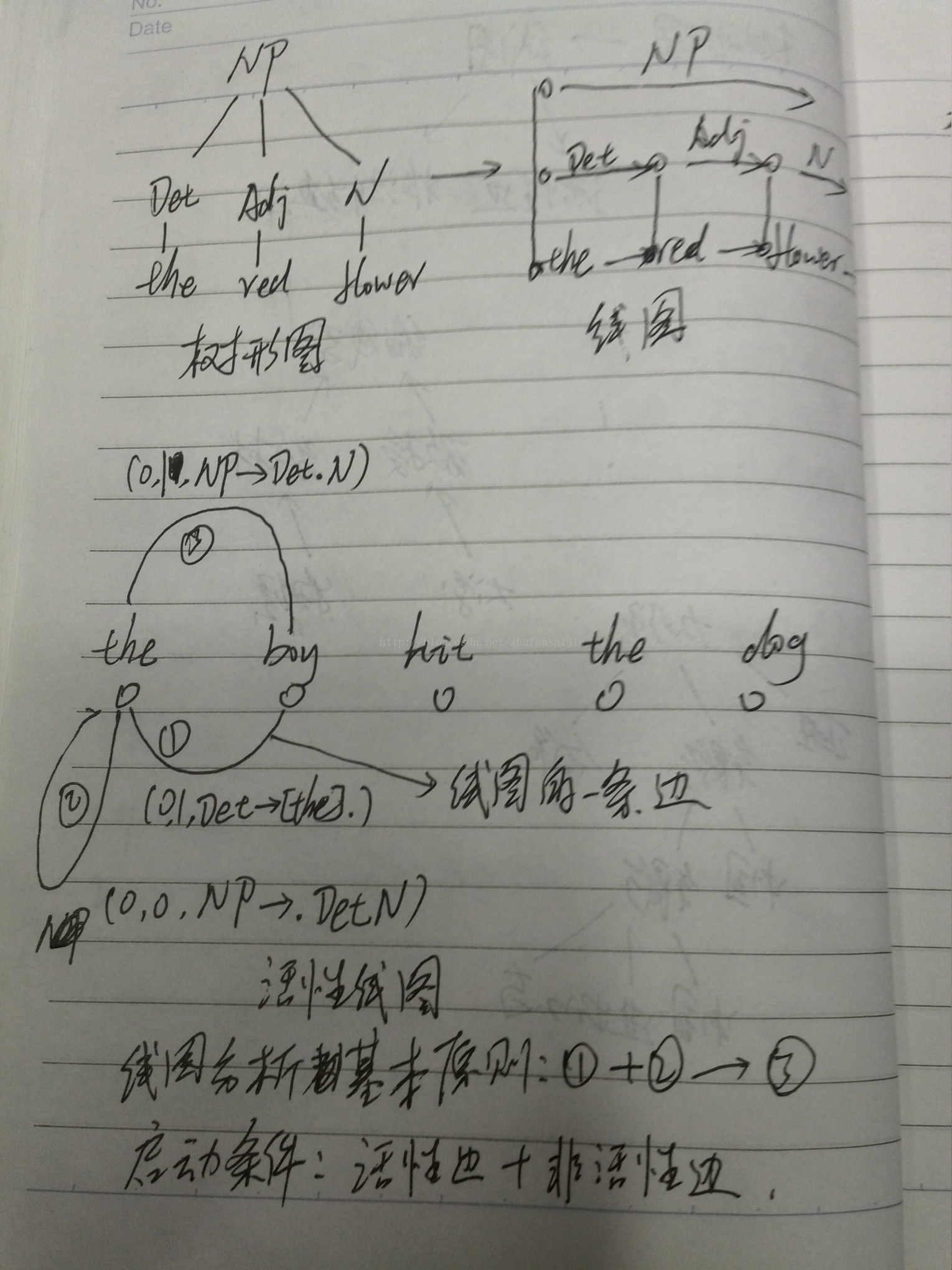 通用句法生成器和线图分析法