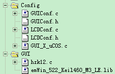 移植emWin_5.22