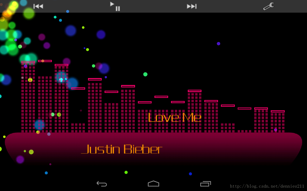 Android平台上做一个完美的音乐频谱--Music Audio Glow