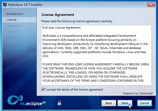 <span>myeclipse-10.7-offline-installer-windows安装图解及注意事项</span>