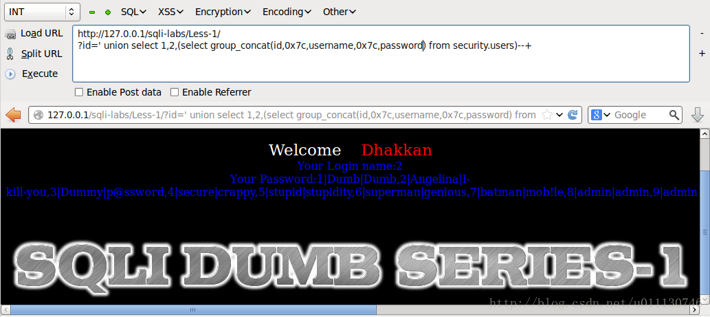 sqli-labs ---- Less-1  Less-3  Less-4