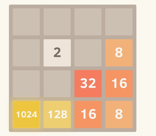 4096！——化简的2048游戏[通俗易懂]