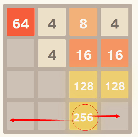 4096！——化简的2048游戏[通俗易懂]