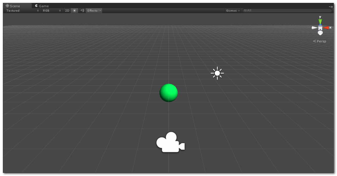 【Unity 3D 游戏开发】Unity3D 入门 - 工作区域介绍 与 入门示例