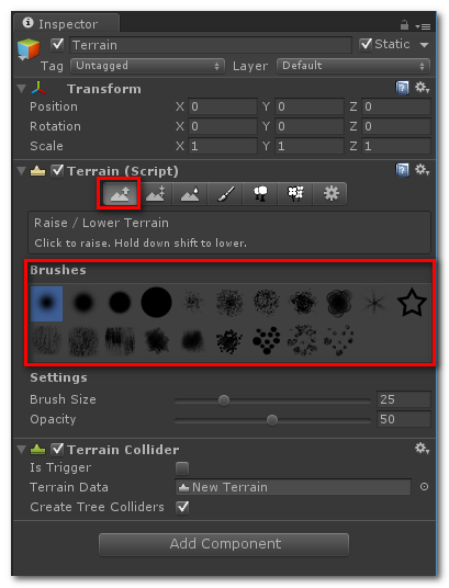 【Unity 3D 游戏开发】Unity3D 入门 - 工作区域介绍 与 入门示例