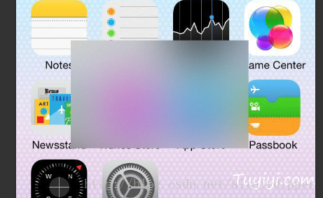 【iOS】简单制作ios7毛玻璃效果