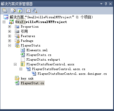 使用Visual Studio 创建可视Web Part部件