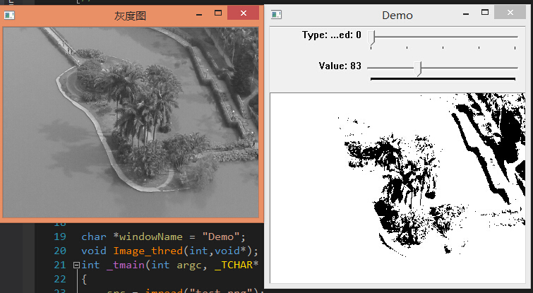 opencv-阈值处理
