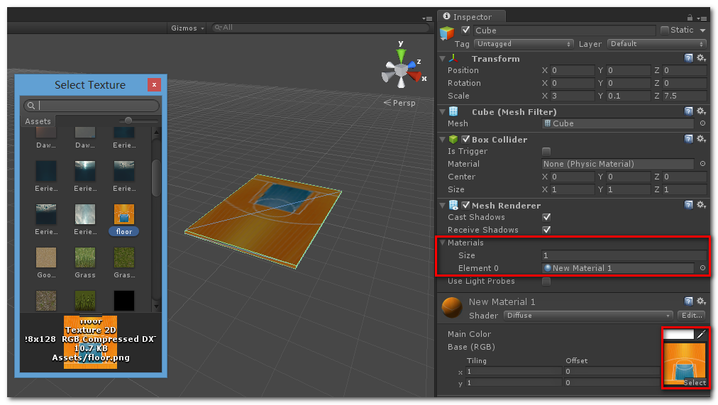 【Unity 3D 游戏开发】Unity3D 入门 - 工作区域介绍 与 入门示例