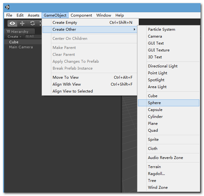 【Unity 3D 游戏开发】Unity3D 入门 - 工作区域介绍 与 入门示例