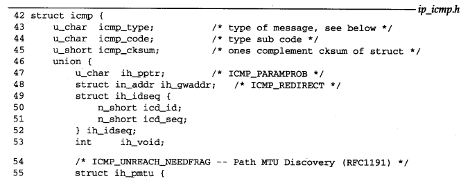《TCP/IP具体解释卷2：实现》笔记--ICMP:Internet控制报文协议